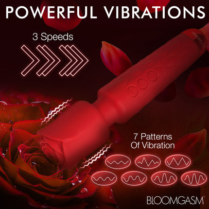 Deluxe Silicone Rose Wand