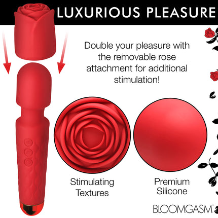 Deluxe Silicone Rose Wand