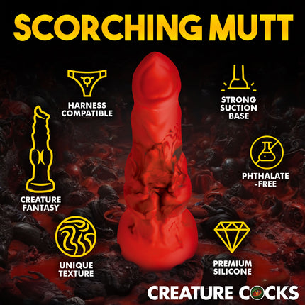 Fire Hound Silicone Dildo - Dildo Play