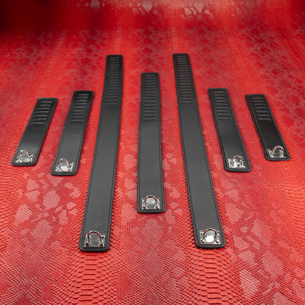 Secure Leather Bondage Seven Piece Restraint Set