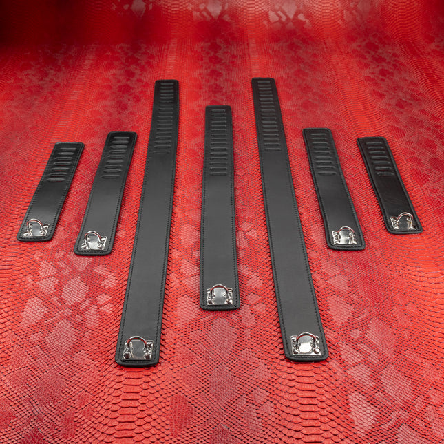 Secure Leather Bondage Seven Piece Restraint Set