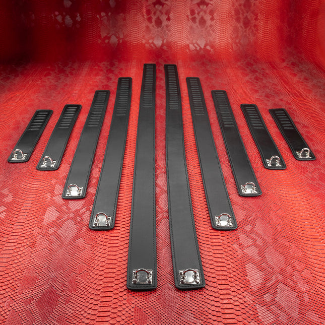 Secure Leather Bondage Ten Piece Restraint Set