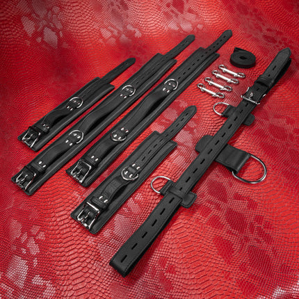 Submission Set: Premium Leather Restraint Kit By Kink