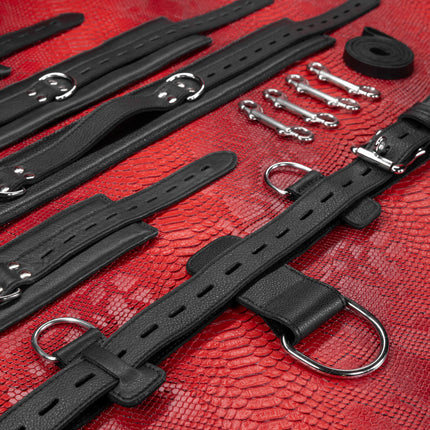 Submission Set: Premium Leather Restraint Kit By Kink