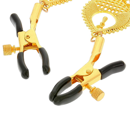 Twisted Pleasure Nipple Clamps by Kink