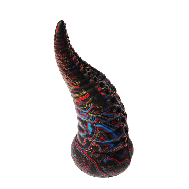 Deep Sea Tentacle 7.5" Silicone Dildo Vapor Red White Blue by Kink - Dildos