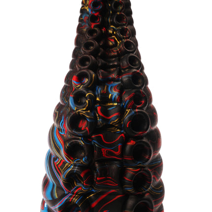 Deep Sea Tentacle 7.5" Silicone Dildo Vapor Red White Blue by Kink