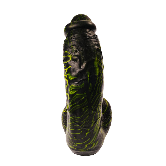 Sinking Serpent 6” Silicone Dildo Neon Vapor by Kink