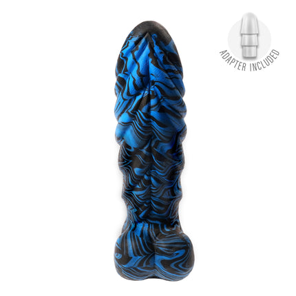 Darkness Within 8” Silicone Dildo Vapor Blue by Kink