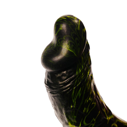 Sinking Serpent 6” Silicone Dildo Neon Vapor by Kink