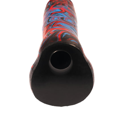 Shadowcaster 8" Silicone Dildo Vapor Blue and Red by Kink