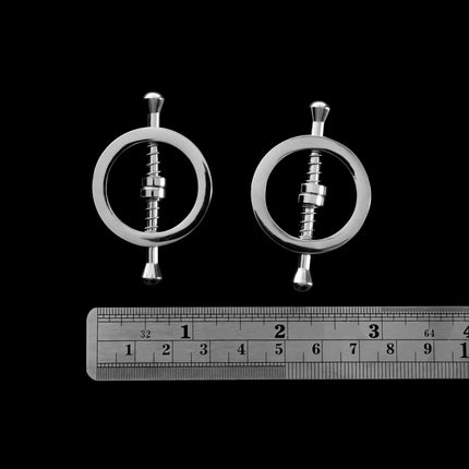Base By Kink Ring Nipple Clamps - 