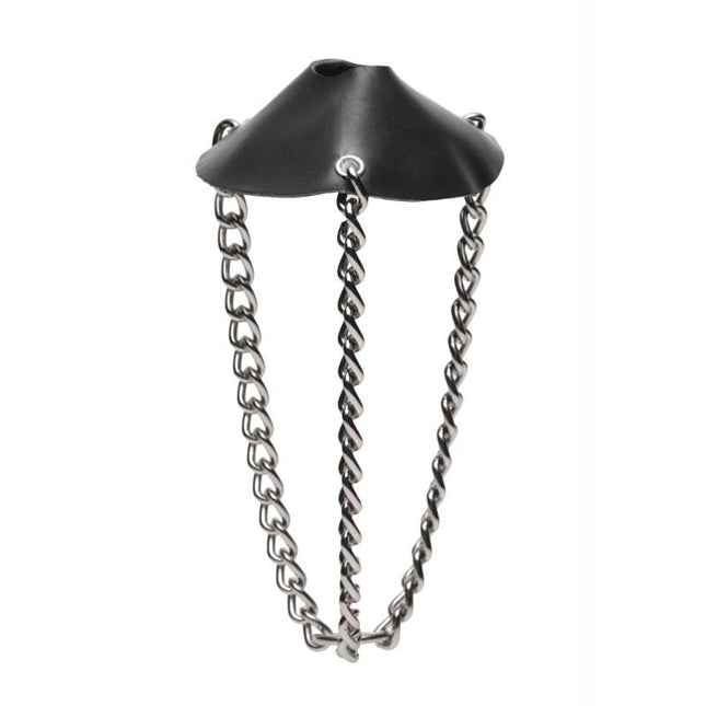 Leather Parachute Ball Stretcher - BDSM Toys