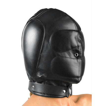 Padded Leather Hood - BDSM Gear