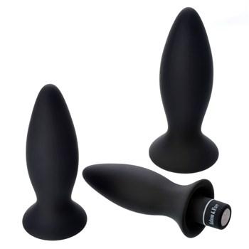 A&E Rechargeable Vibrating Anal Training Kit - Sex Toys
