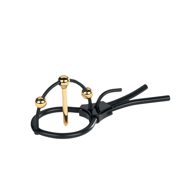 Mystim Plunging Pete - E-stim Corona Penis Strap with Urethral Sound - BDSM Gear