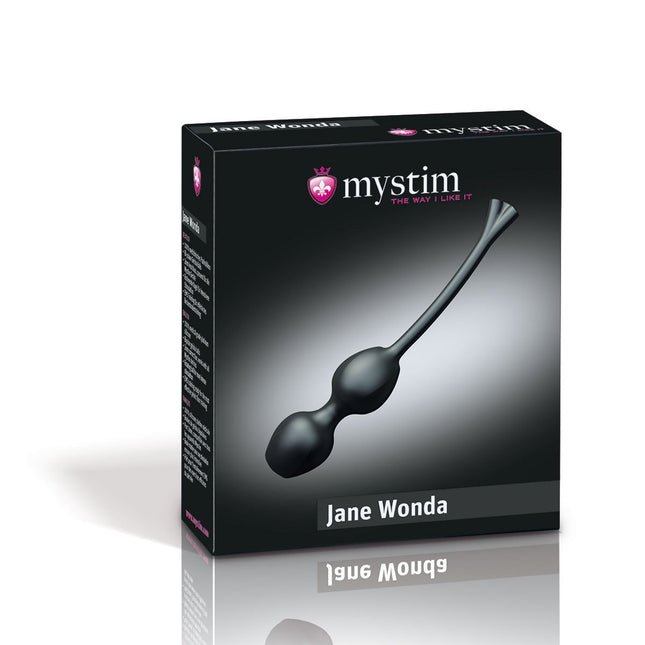 Mystim Jane Wonda Geisha Balls Duo - E-Stim Kegel Balls - BDSM Gear