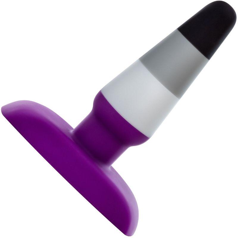 Blush Avant Pride P7 Ace Butt Plug - Asexual Pride Flag Colors - Sex Toys