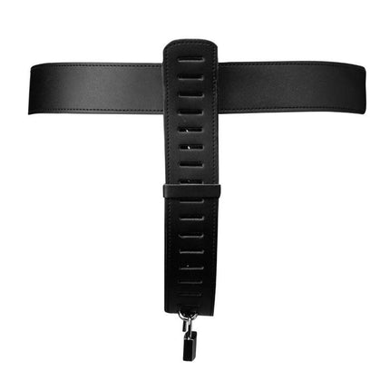 Adjustable Leather Chastity Belt - Sex Toys