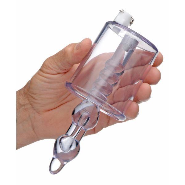 Anal Pump Cylinder with Stimulator Shaft - BDSM Gear