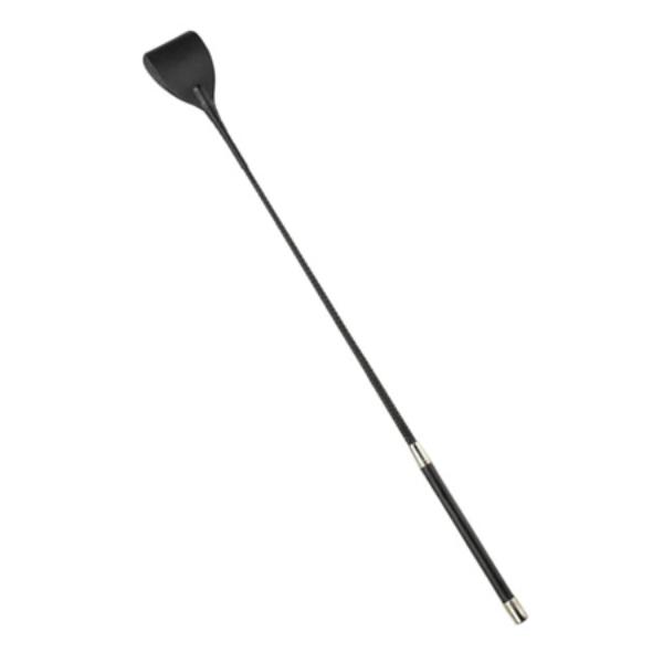 Spartacus Black Leather Riding Crop - BDSM Gear