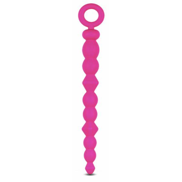 Blush Luxe Silicone Anal Beads - Sex Toys