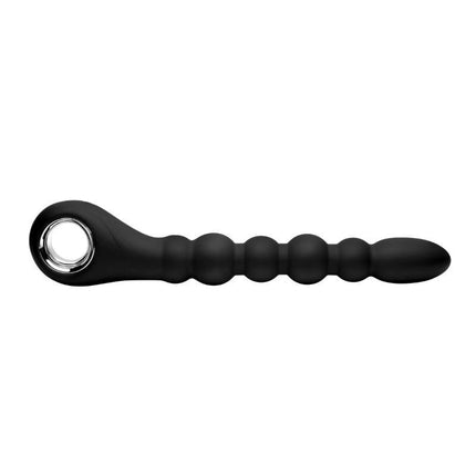 Dark Scepter 10X Vibrating Silicone Anal Beads - Sex Toys