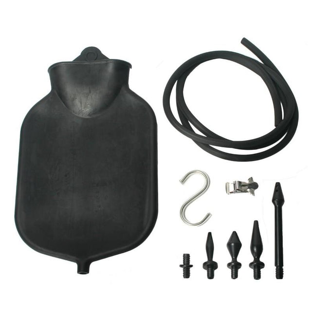 Deluge Deluxe Black Enema Set - Sex Toys