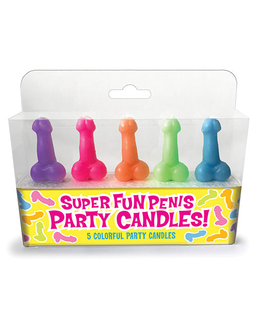 Super Fun Party Candles  - Set Of 5