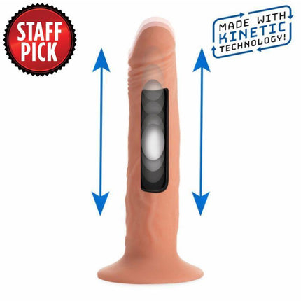 Kinetic Thumping 7X Remote Control Dildo - Sex Toys