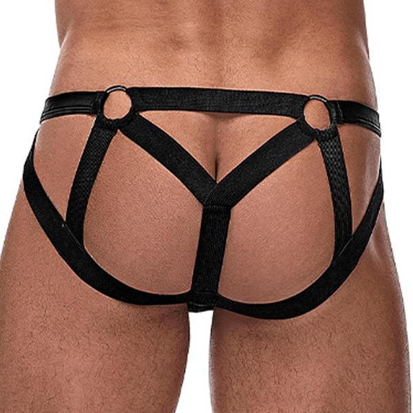 Male Power Cage Strappy Ring Jock Style Underwear - Fetishwear and Lingerie