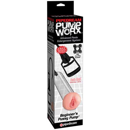 Pipedream Pump Worx Beginner's Pussy Pump Beige/Clear
