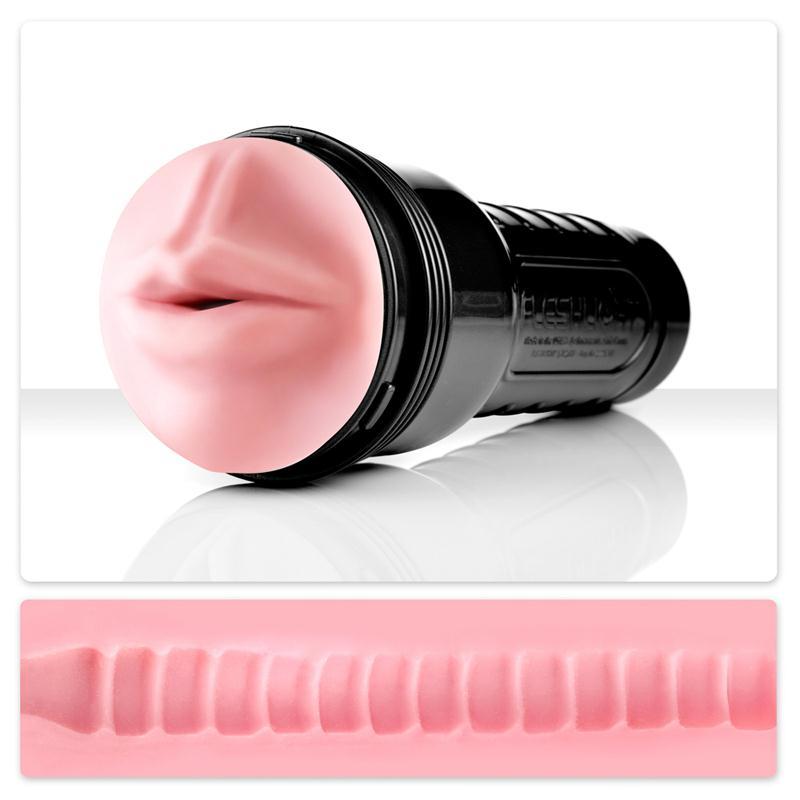 Fleshlight Pink Mouth Wonder Wave - Sex Toys