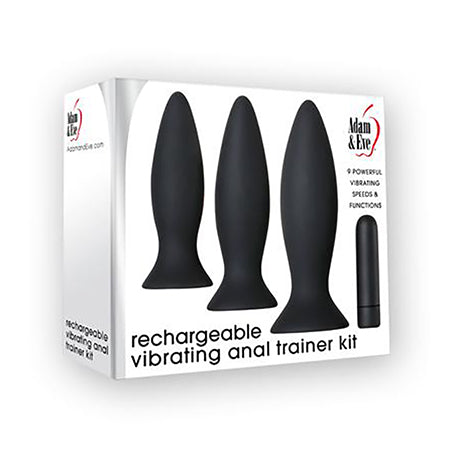 A&E Rechargeable Vibrating Anal Training Kit - Sex Toys