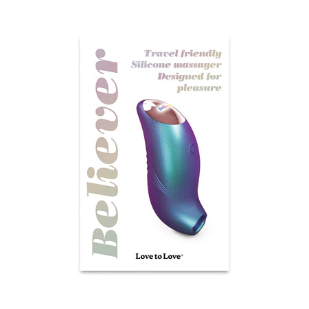 Love to Love Believer Iridescent Turquoise