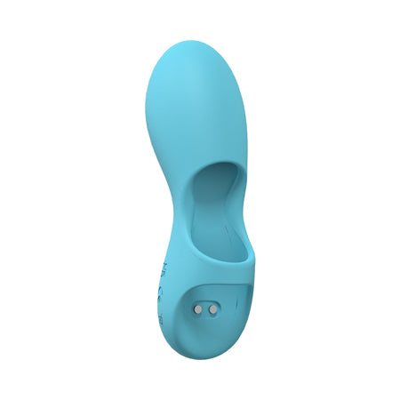 LoveLine Joy 10 Speed Finger Vibe Silicone Rechargeable Waterproof Blue - Vibrator Play