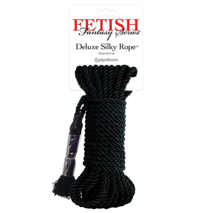 Fetish Fantasy Deluxe Silky Rope - 32 ft - BDSM Gear