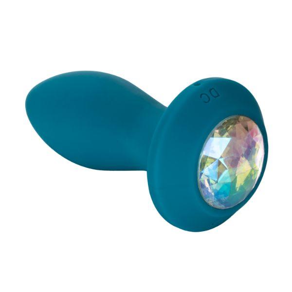 Power Gem Vibe Petite Crystal Probe Blue - Sex Toys