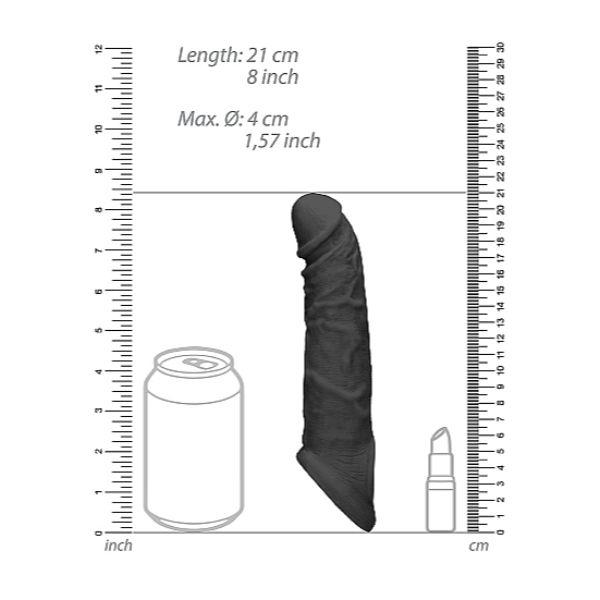 Realrock Penis Extender with Rings - 8” - Sex Toys