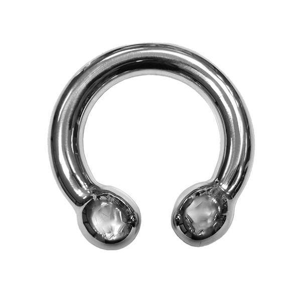 Rouge Stainless Steel Horse Shoe Cock Ring - Sex Toys