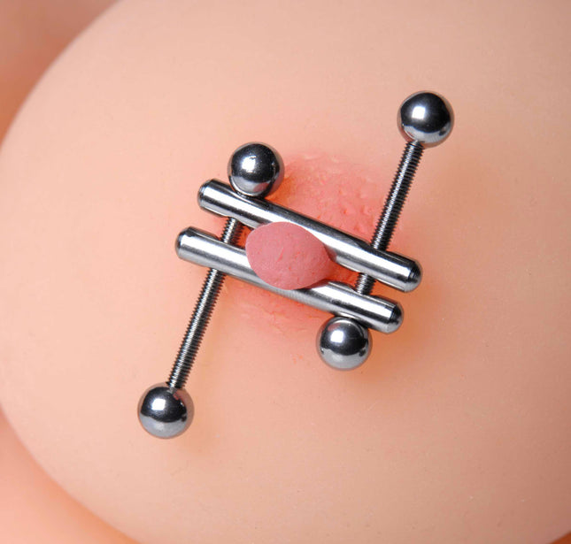 Twin Screws Nipple Press - Nipple Play