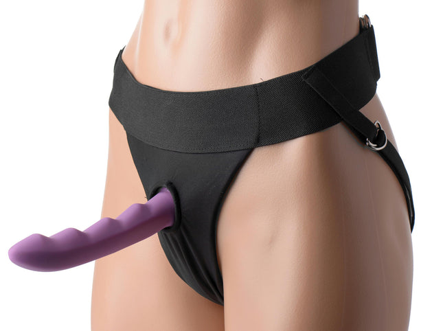 Avalon Jock Style Strap On Harness Set with Silicone Dildo - Sex Toys
