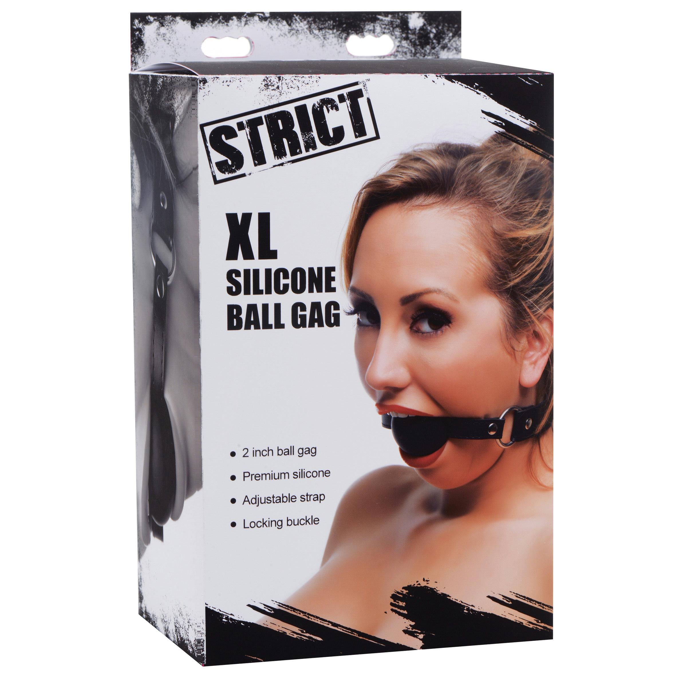 XL 2" Silicone Ball Gag - BDSM Gear