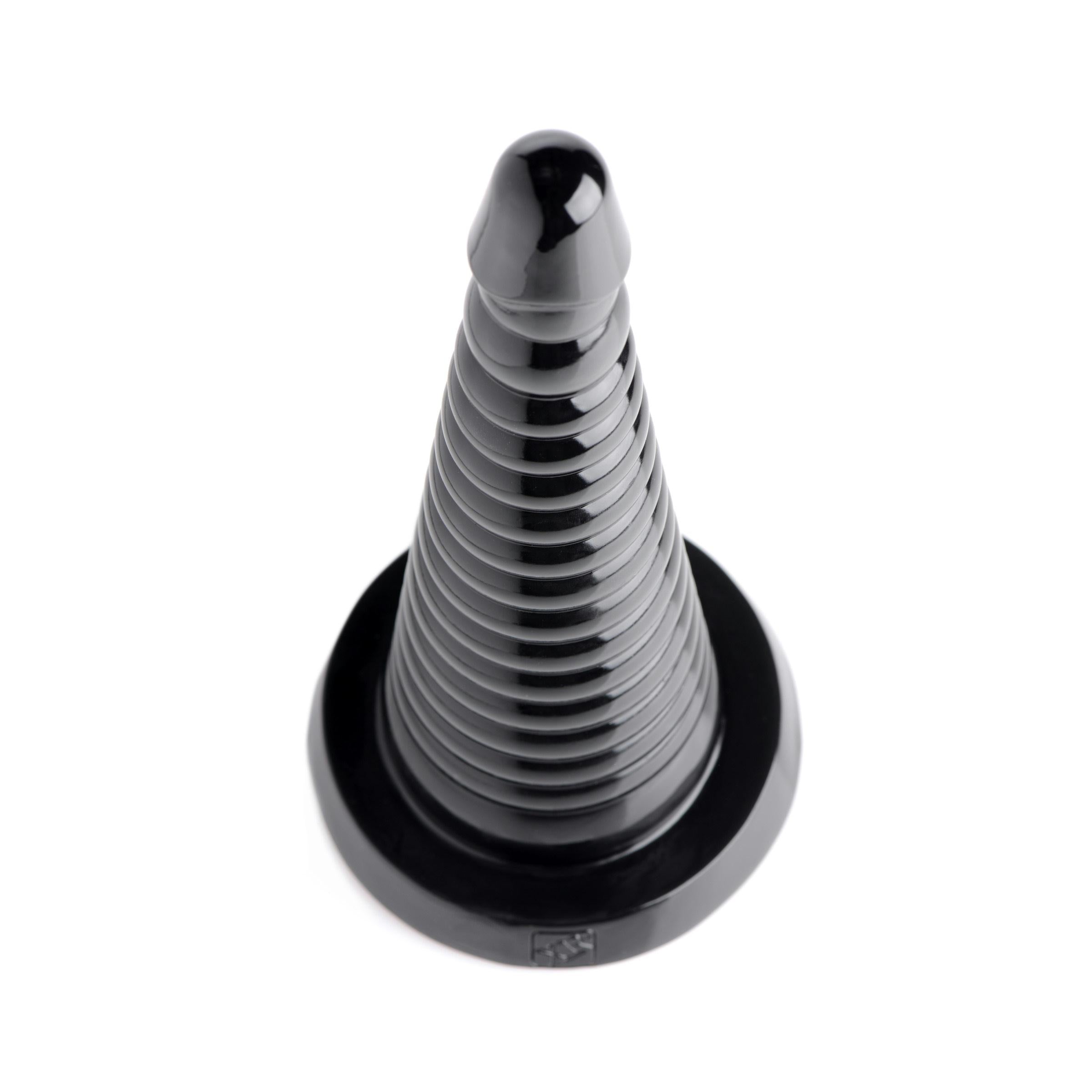 Giant Ribbed Anal Stretching Cone - Sex Toys