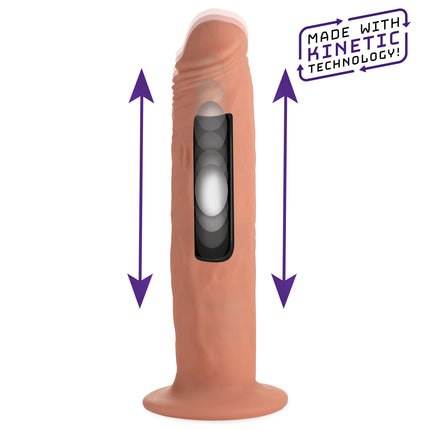 Kinetic Thumping 7X Remote Control Dildo - Sex Toys