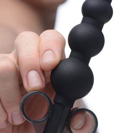 Silicone Graduated Beads Lube Launcher - Lube, Toy Care and Better Sex