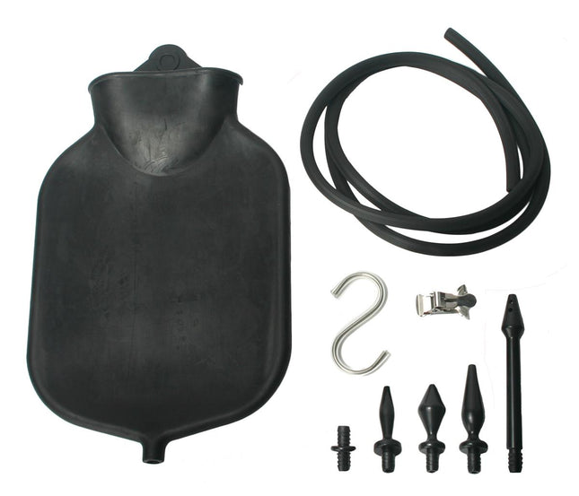 Deluge Deluxe Black Enema Set - Sex Toys