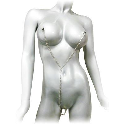 Nipple to Clit Tweezer Clamp Set - BDSM Gear