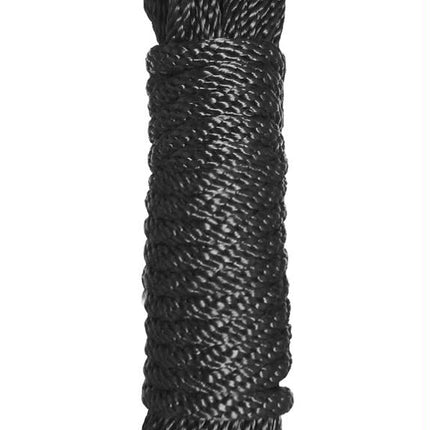 Premium Black Nylon Bondage Rope - BDSM Gear