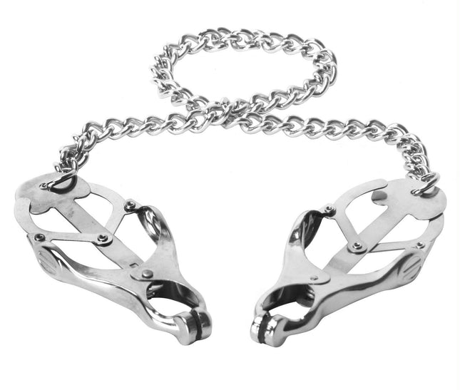 Sterling Monarch Clover Nipple Clamps - BDSM Gear